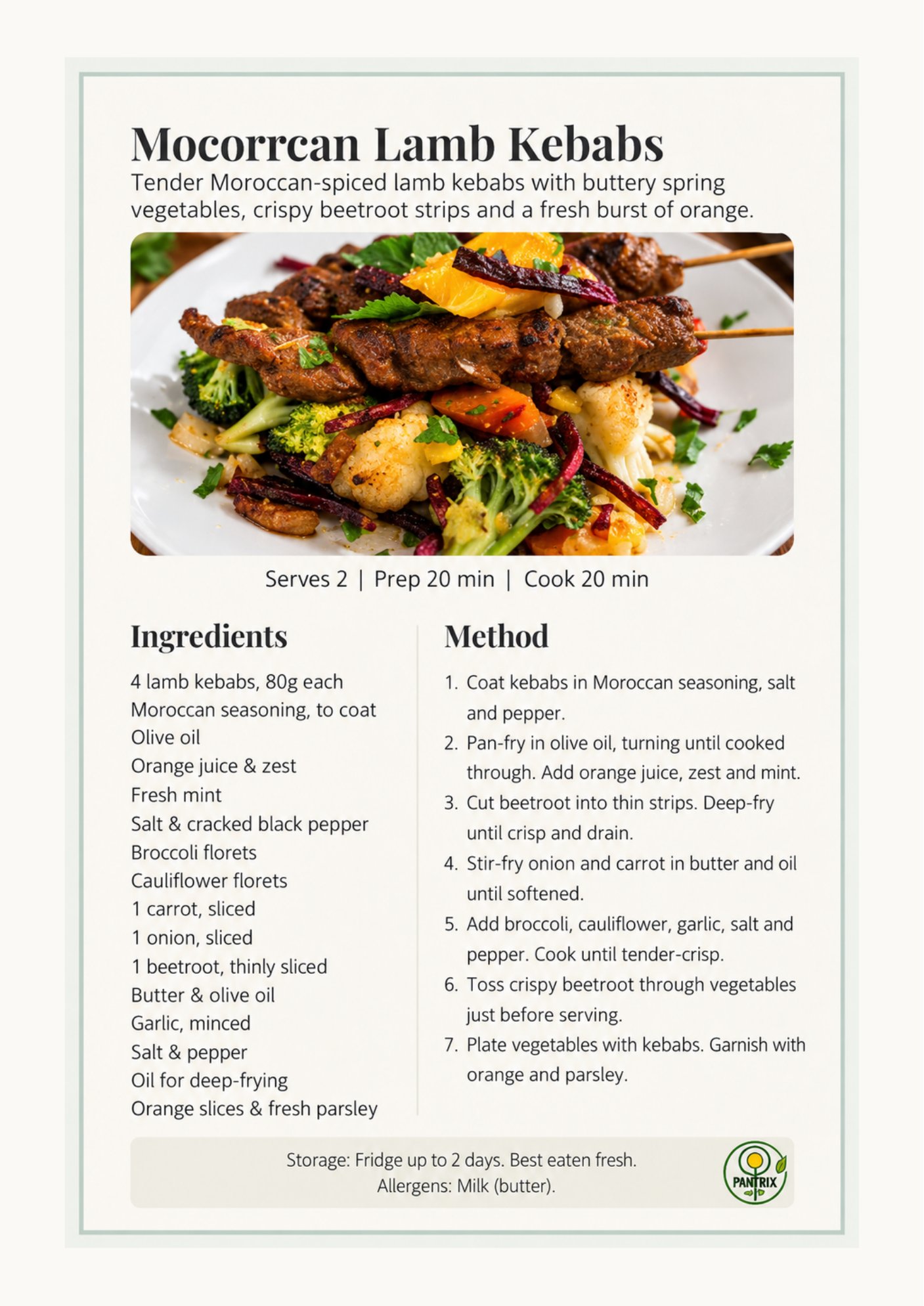 One leg of lamb. Seven recipes. And so much more. — page 16
