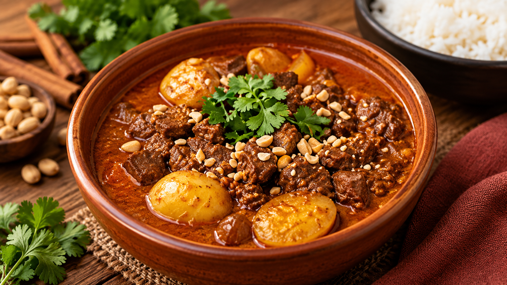 Massaman Beef Curry from the Pantrix recipe library