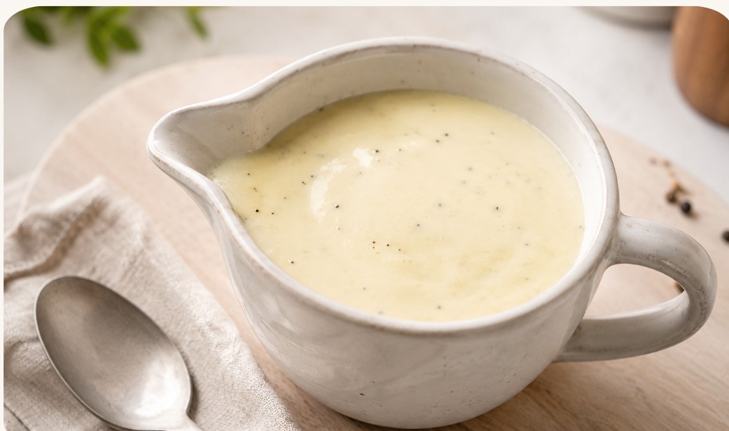 Creamy White Sauce (Basic Roux Sauce)