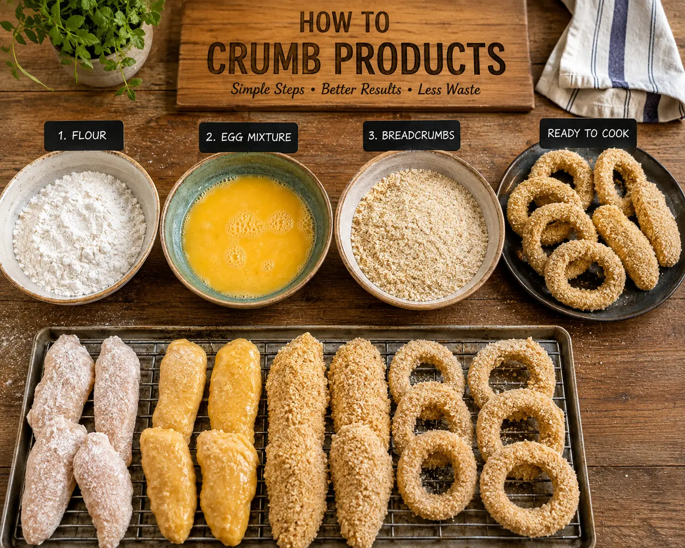 How to Crumb Products