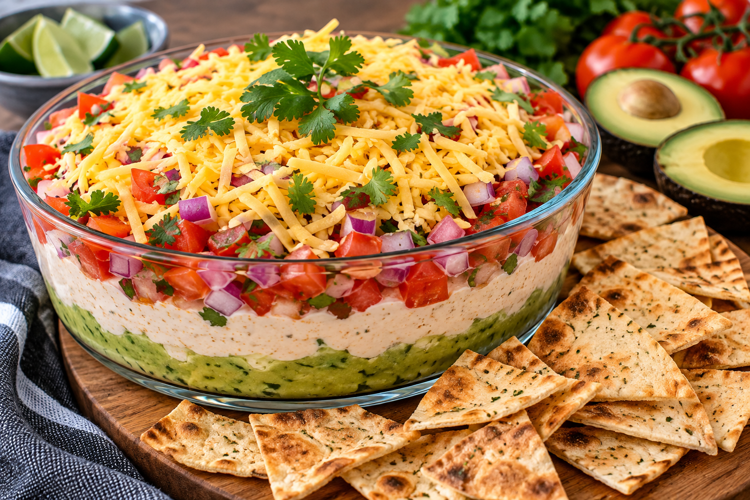 Layered Mexican Salad Dip