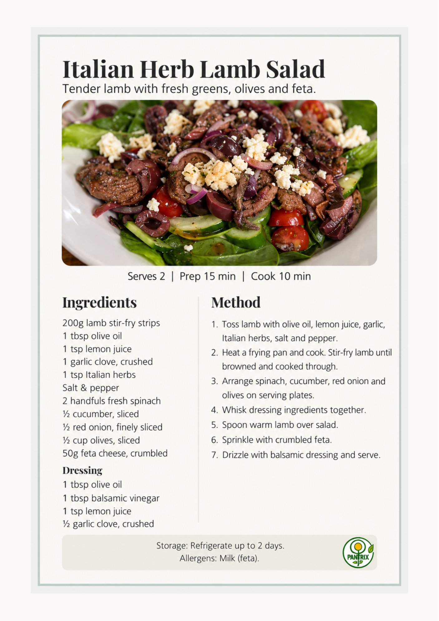 One leg of lamb. Seven recipes. And so much more. — page 14