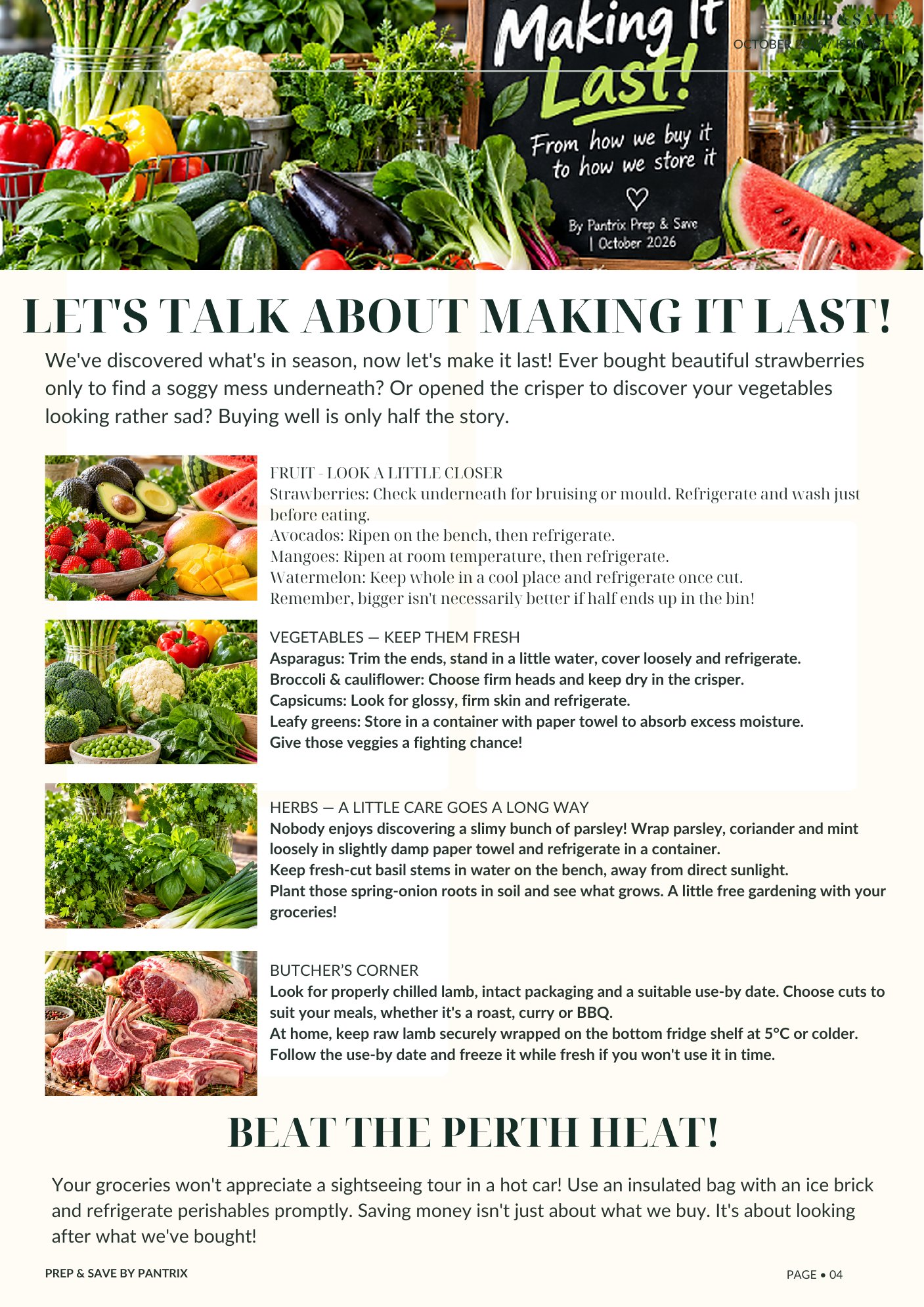 One leg of lamb. Seven recipes. And so much more. — page 4